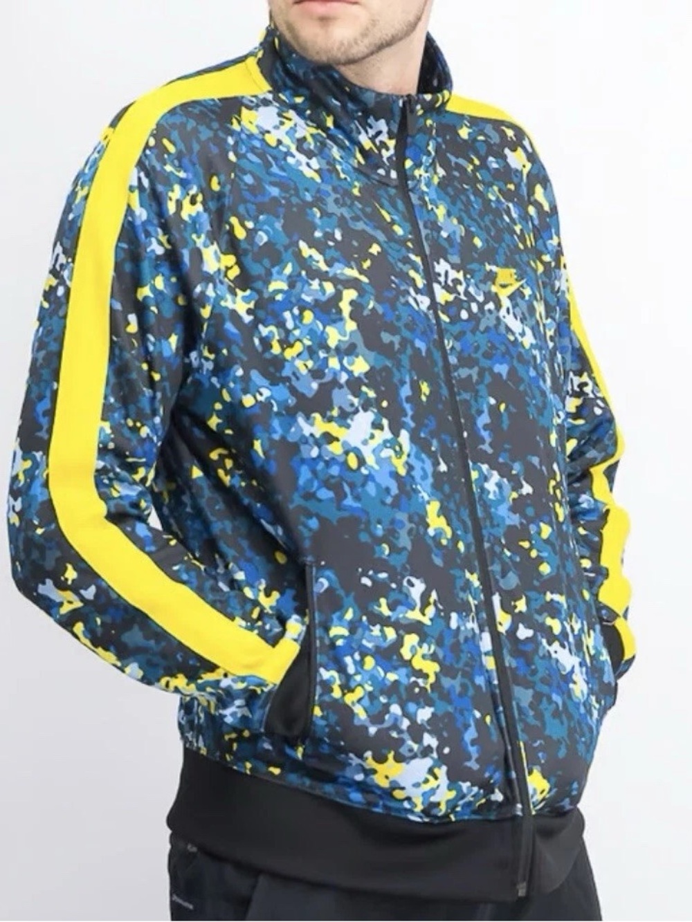 Nike Set Heritage Tribute Camo Full - Zip Track Sz Large Men’s 
(Agos A-1)